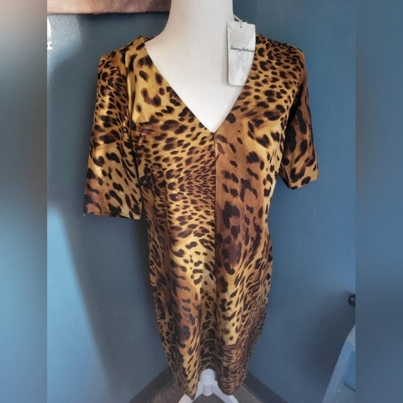 Tommy Bahama NWT size small cheetah‎ print dress - Picture 1 of 7
